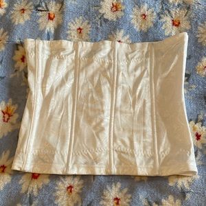 Maidenform white corset